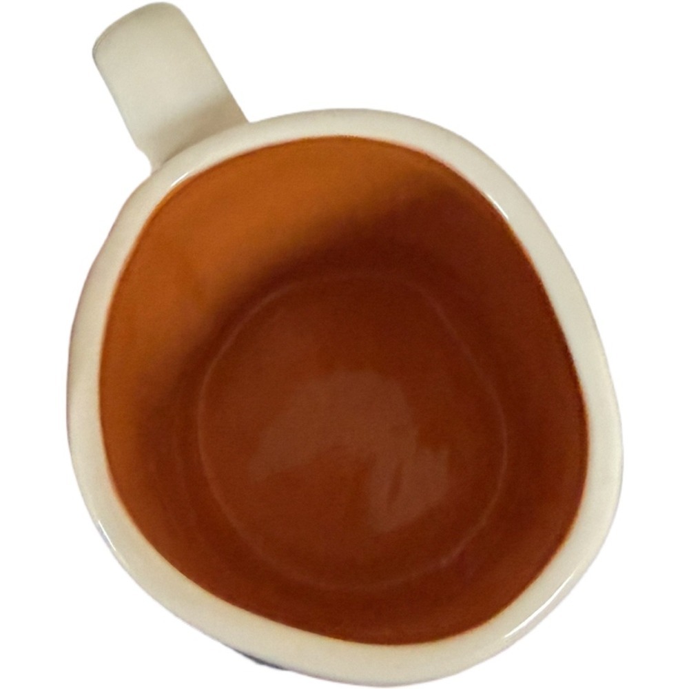 Rae Dunn PUMPKIN EVERYTHING Coffee Mug White Orange Interior Fall Autumn - Picture 5 of 5